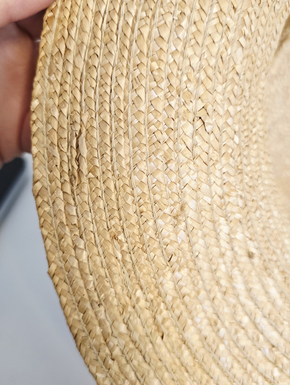VINTAGE BETMAR Straw Hat Round Upturned Rim Bow Style #C230 - Picture 10 of 14
